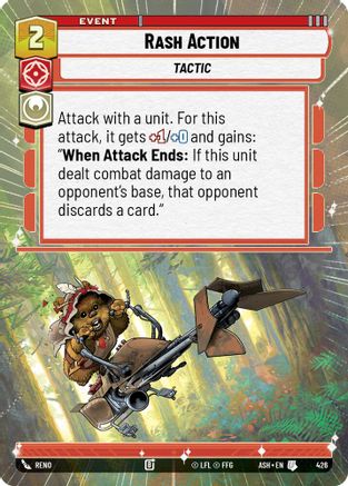 Rash Action (Hyperspace) (426) - AOTE - Uncommon