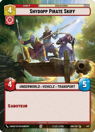Shydopp Pirate Skiff (Hyperspace) (437) - AOTE - Common