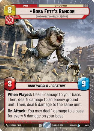 Boba Fett's Rancor - Emotionally Complex Creature (Hyperspace) (443) - AOTE - Legendary