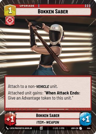 Bokken Saber (Hyperspace) (444) - AOTE - Uncommon