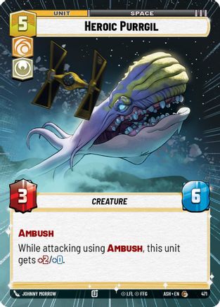 Heroic Purrgil (Hyperspace) (471) - AOTE - Common