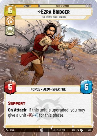 Ezra Bridger - The Force is All I Need (Hyperspace) (473) - AOTE - Uncommon