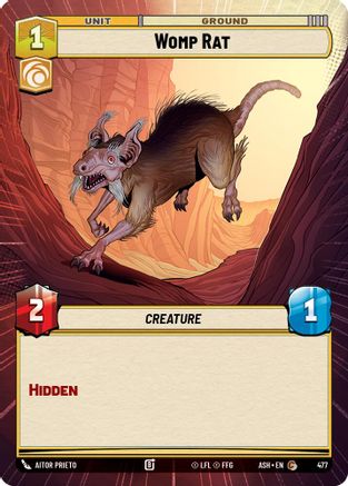 Womp Rat (Hyperspace) (477) - AOTE - Common