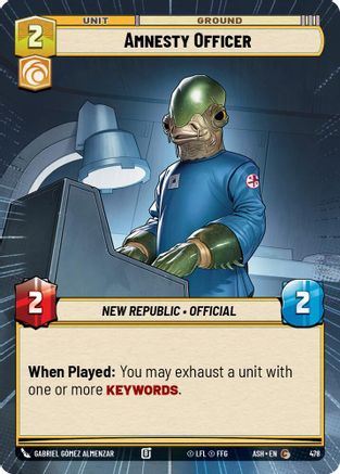 Amnesty Officer (Hyperspace) (478) - AOTE - Common