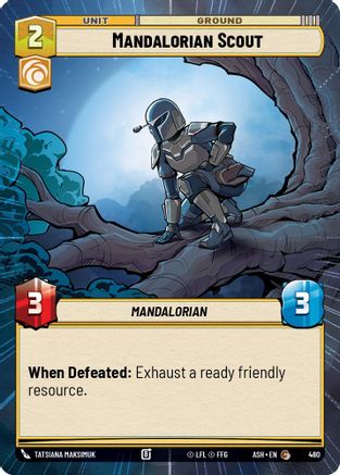 Mandalorian Scout (Hyperspace) (480) - AOTE - Common