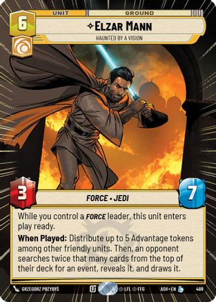 Elzar Mann - Haunted by a Vision (Hyperspace) (488) - AOTE - Legendary