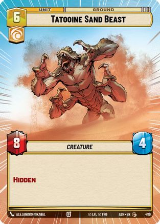 Tatooine Sand Beast (Hyperspace) (489) - AOTE - Common