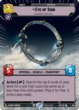 Eye of Sion - Delivered from Exile (Hyperspace) (509) - AOTE - Legendary