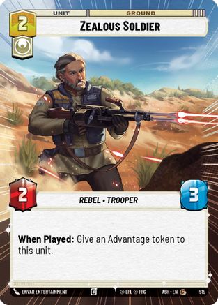Zealous Soldier (Hyperspace) (515) - AOTE - Common