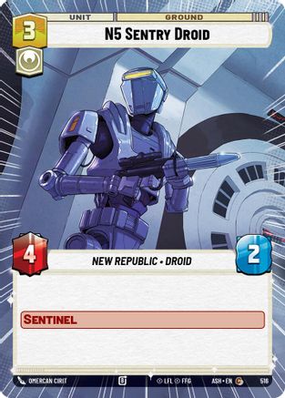 N5 Sentry Droid (Hyperspace) (516) - AOTE - Common