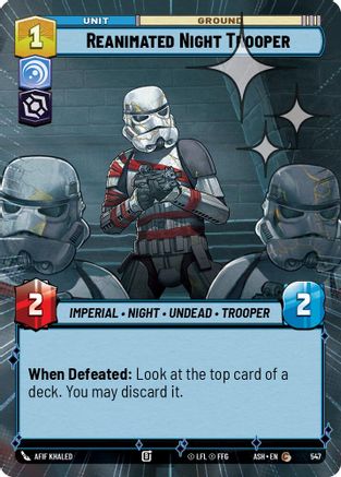 Reanimated Night Trooper (Hyperspace Foil) (547) - AOTE - Common - Foil