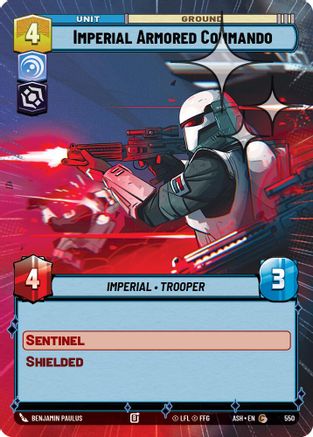 Imperial Armored Commando (Hyperspace Foil) (550) - AOTE - Common - Foil