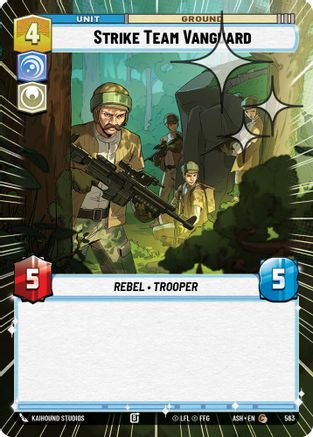 Strike Team Vanguard (Hyperspace Foil) (563) - AOTE - Common - Foil