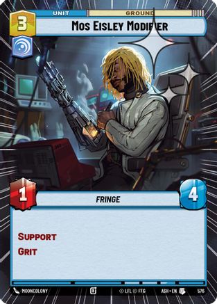 Mos Eisley Modifier (Hyperspace Foil) (576) - AOTE - Uncommon - Foil