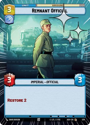 Remnant Official (Hyperspace Foil) (578) - AOTE - Common - Foil