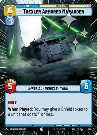 Trexler Armored Marauder (Hyperspace Foil) (584) - AOTE - Common - Foil
