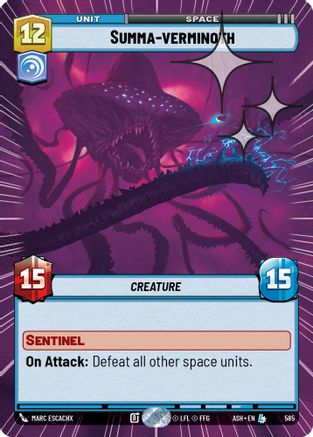 Summa-verminoth (Hyperspace Foil) (585) - AOTE - Legendary - Foil
