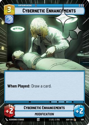 Cybernetic Enhancements (Hyperspace Foil) (589) - AOTE - Common - Foil