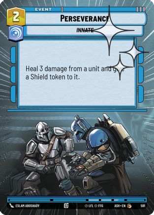 Perseverance (Hyperspace Foil) (591) - AOTE - Common - Foil