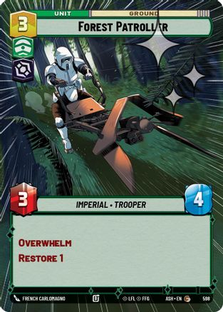Forest Patroller (Hyperspace Foil) (598) - AOTE - Common - Foil