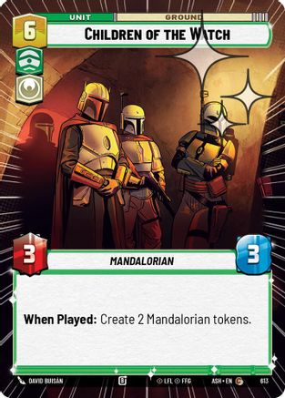 Children of the Watch (Hyperspace Foil) (613) - AOTE - Common - Foil