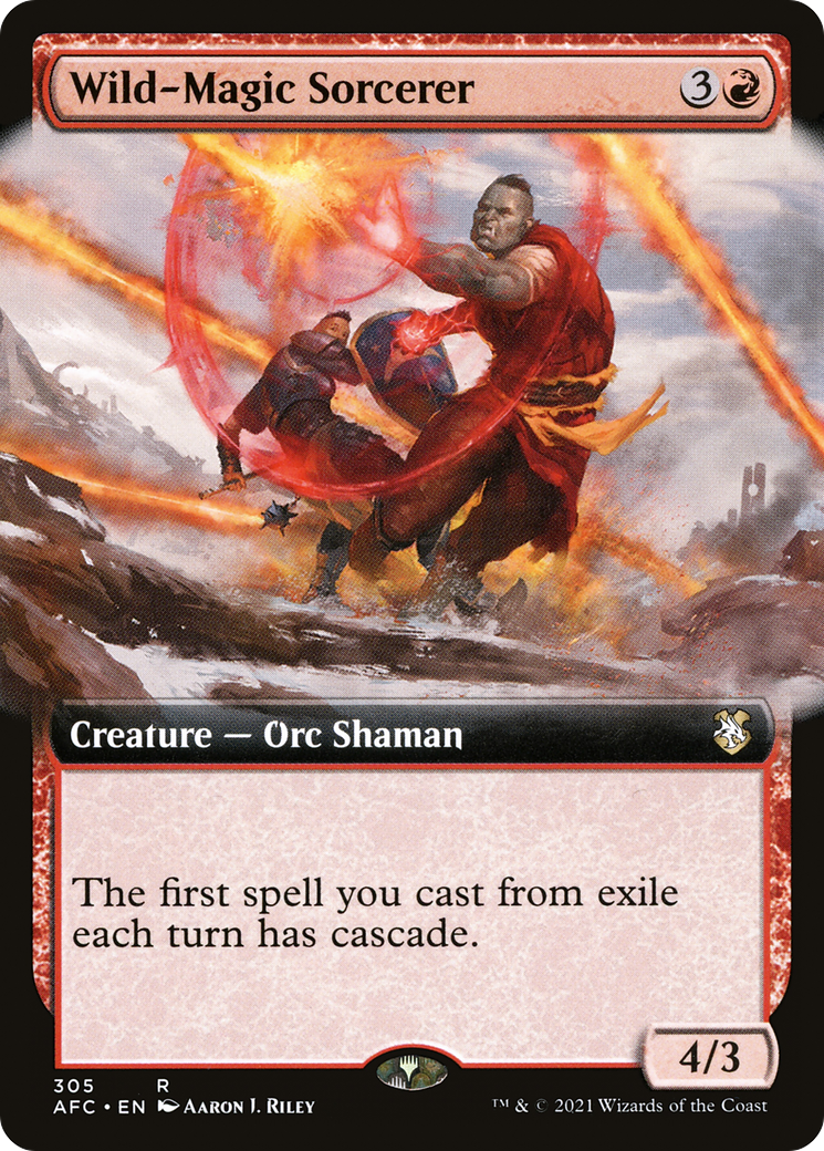 Wild-Magic Sorcerer (AFC-305) - rare: (Extended Art)