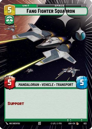 Fang Fighter Squadron (Hyperspace Foil) (632) - AOTE - Common - Foil