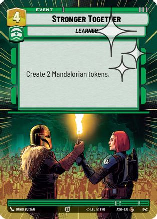 Stronger Together (Hyperspace Foil) (642) - AOTE - Common - Foil