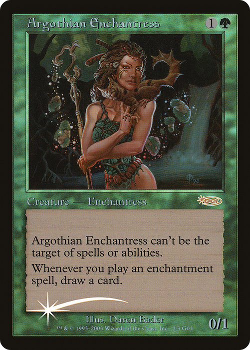Argothian Enchantress (JDG-002) - rare - Foil