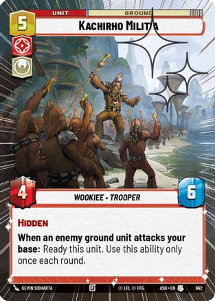 Kachirho Militia (Hyperspace Foil) (662) - AOTE - Uncommon - Foil