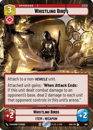 Whistling Birds (Hyperspace Foil) (685) - AOTE - Legendary - Foil