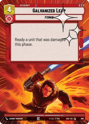 Galvanized Leap (Hyperspace Foil) (690) - AOTE - Common - Foil