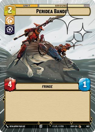Peridea Bandit (Hyperspace Foil) (692) - AOTE - Common - Foil