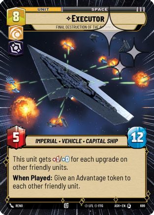 Executor - Final Destruction of the Alliance (Hyperspace Foil) (699) - AOTE - Special - Foil