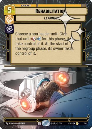 Rehabilitation (Hyperspace Foil) (702) - AOTE - Rare - Foil