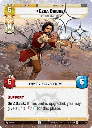 Ezra Bridger - The Force is All I Need (Hyperspace Foil) (711) - AOTE - Uncommon - Foil
