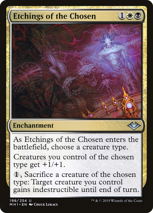 Etchings of the Chosen (MH1-198) - uncommon