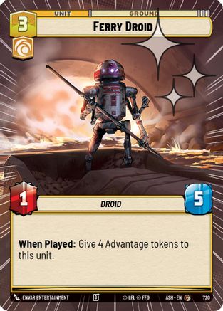 Ferry Droid (Hyperspace Foil) (720) - AOTE - Common - Foil