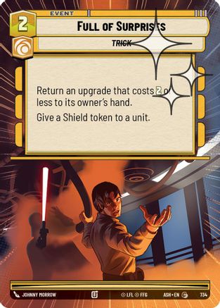 Full of Surprises (Hyperspace Foil) (734) - AOTE - Common - Foil