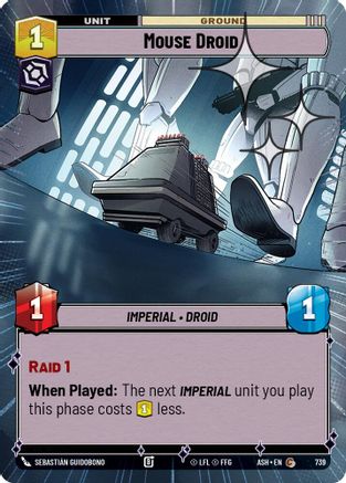 Mouse Droid (Hyperspace Foil) (739) - AOTE - Common - Foil