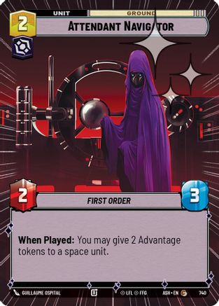Attendant Navigator (Hyperspace Foil) (740) - AOTE - Common - Foil