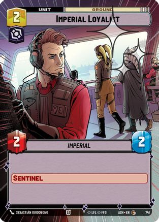 Imperial Loyalist (Hyperspace Foil) (741) - AOTE - Common - Foil
