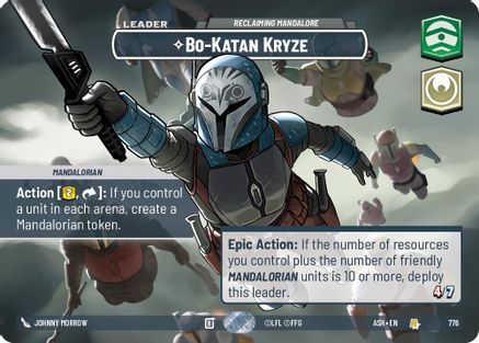 Bo-Katan Kryze - Reclaiming Mandalore (Showcase) (776) - AOTE - Rare - Foil