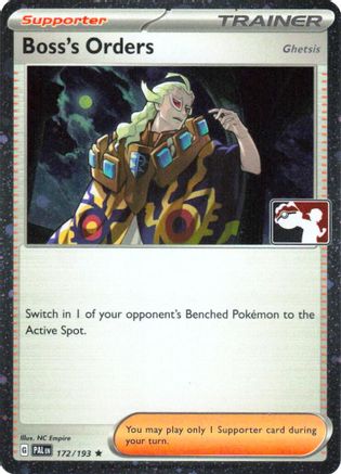 Boss's Orders [Ghetsis] (172/193) - PPSC  - Rare - Holofoil