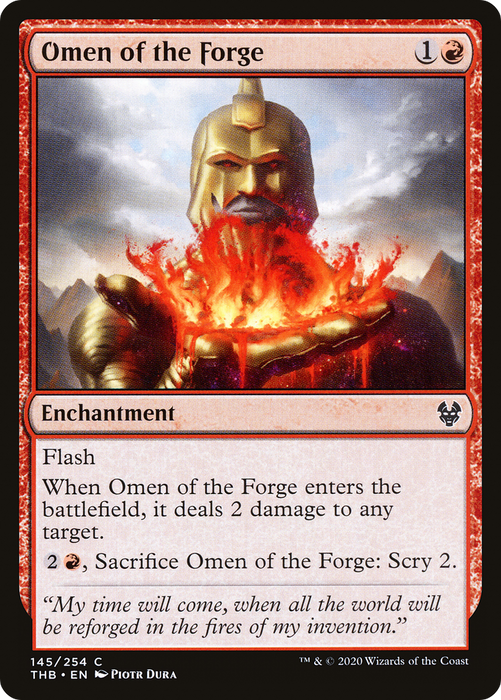 Omen of the Forge (THB-145) - common - Foil