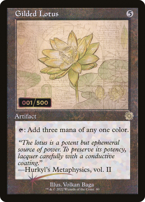 Gilded Lotus (BRR-80Z) - rare - Foil