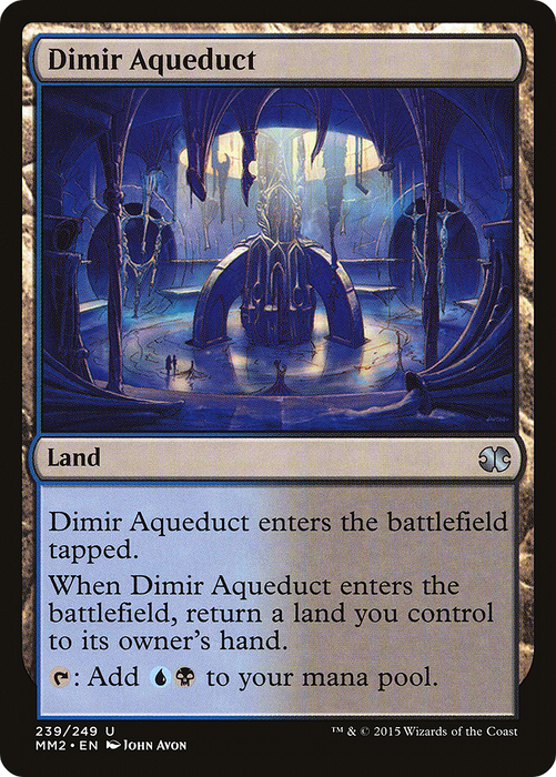Dimir Aqueduct (MM2-239) - uncommon - Foil