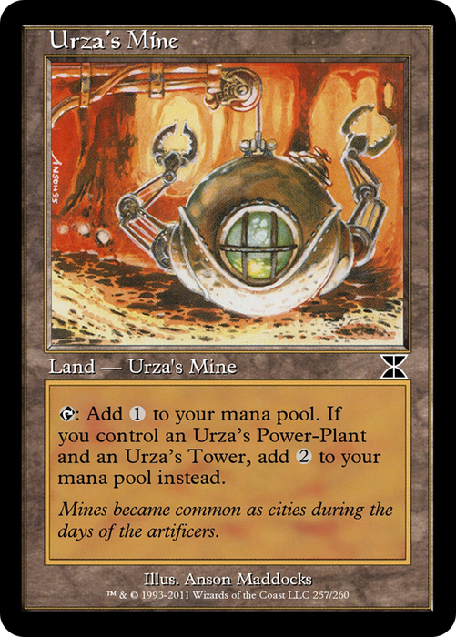 Urza's Mine (ME4-257C) - common - Foil