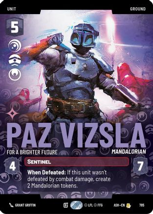 Paz Vizsla - For a Brighter Future (Prestige) (785) - AOTE - Rare