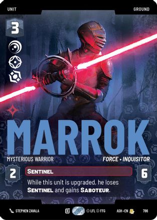 Marrok - Mysterious Warrior (Prestige) (786) - AOTE - Rare